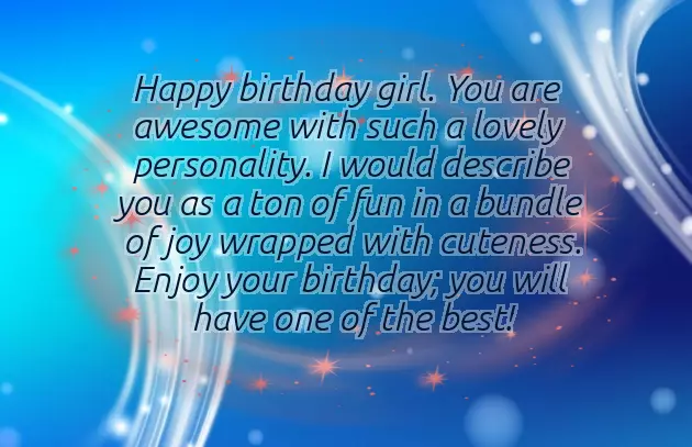 Best Birthday Wishes Girl