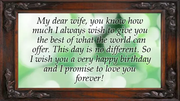Romantic Birthday Wishes For Wife Quotes
