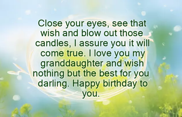 Congratulations Granddaughter