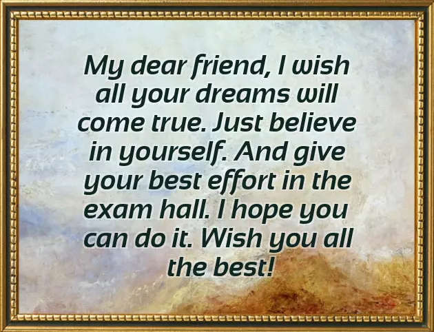 Good Luck Message For Exam Good Luck Message For Exam