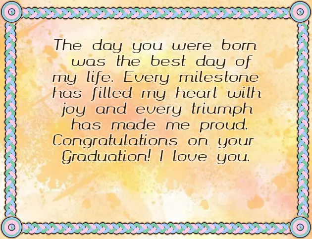 Words Of Graduation Congratulations