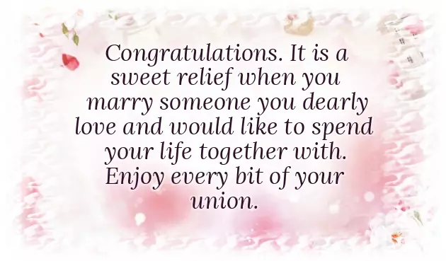 Message For Newly Wed