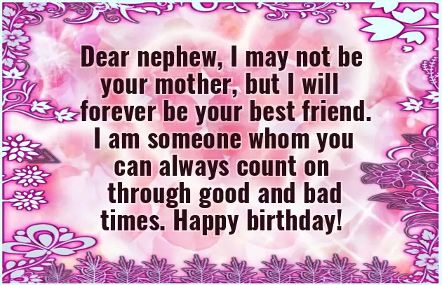 Birthday Wishes For Nephew From Chachi