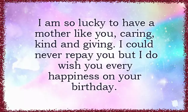 Birthday Caption For Mummy