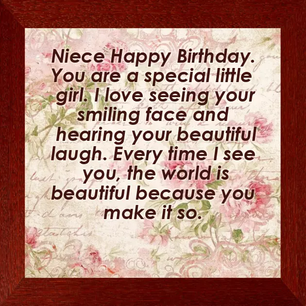 Special Niece Birthday