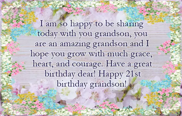 Happy 21St Granddaughter