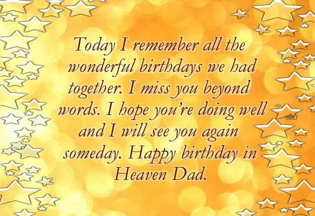 Happy Birthday Dad In Heaven Quotes