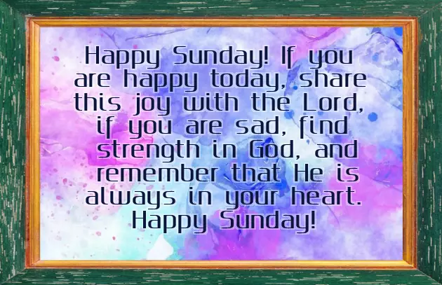 Good Morning Wish You Happy Sunday