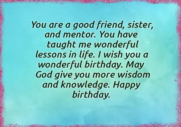 Biblical Birthday Wishes For Sister Biblical Birthday Wishes For Sister