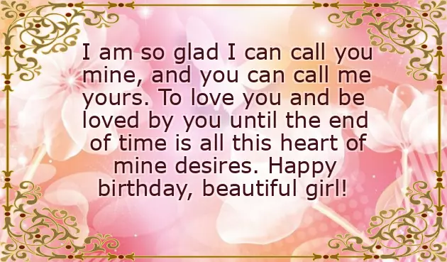 Happy Birthday Love Words For Him