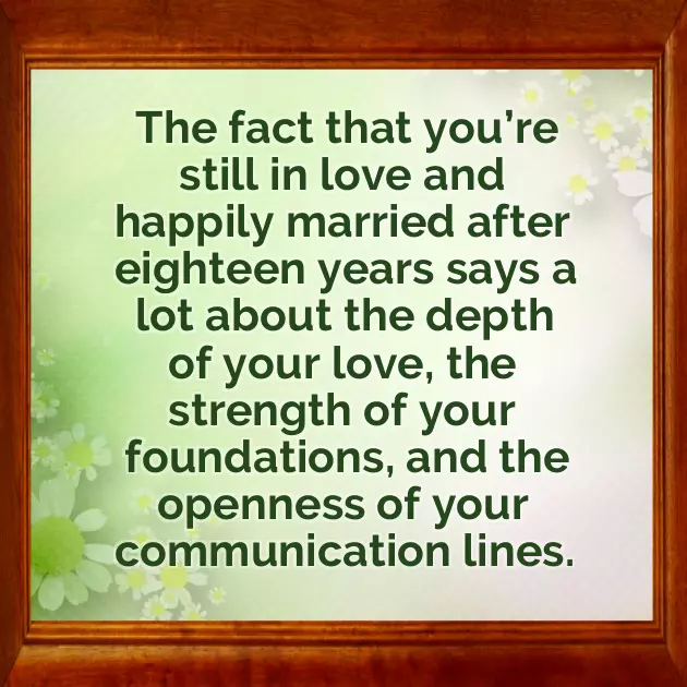 18Th Wedding Anniversary 18Th Wedding Anniversary