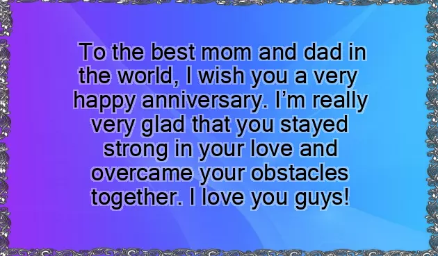 Wedding Anniversary Quotes For Mom And Dad