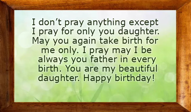 Birthday Wishes For Daughter From Parents