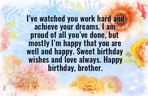 Birthday Wishes To A Street Brother