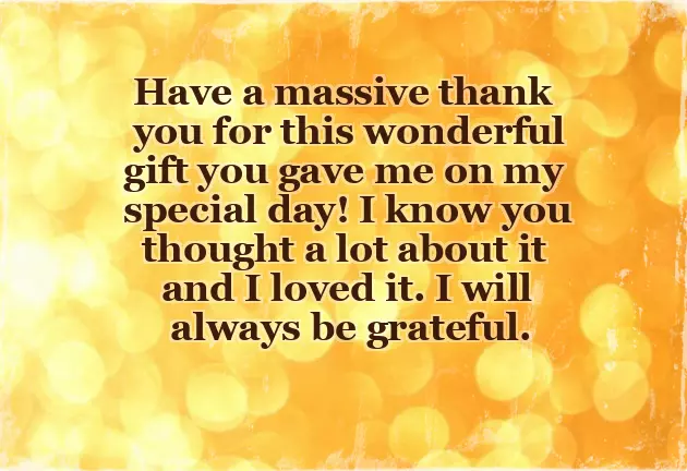 Many Thanks For The Birthday Wishes