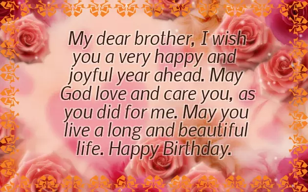 Birthday Wishes To My Dear Brother