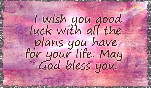 Good Wishes For Success