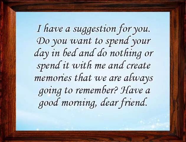 Good Morning Message New Friend