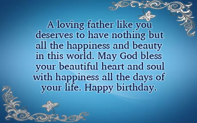 Happy Birthday Message To My Father