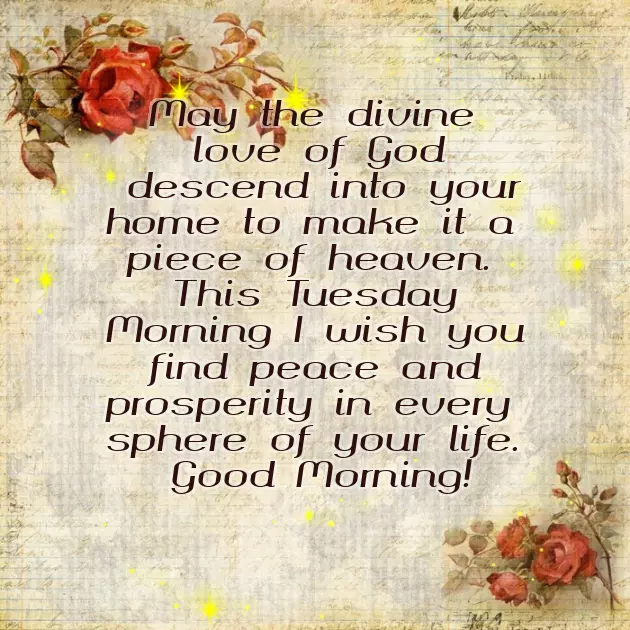 Happy Tuesday Morning Messages