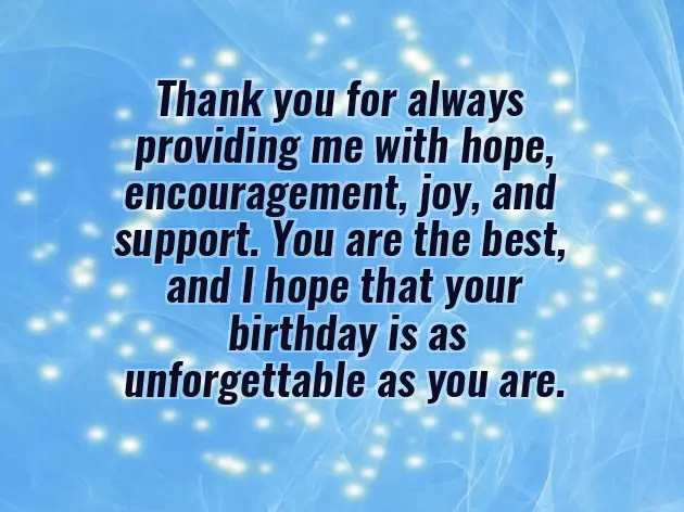 Words For Birthday Wishes