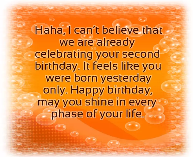 Birthday Wishes For 2 Year Old