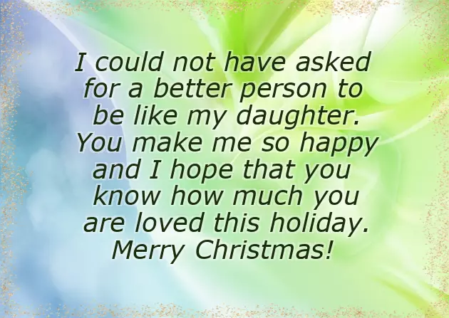 Merry Christmas To My Daughter In Law Merry Christmas To My Daughter In Law