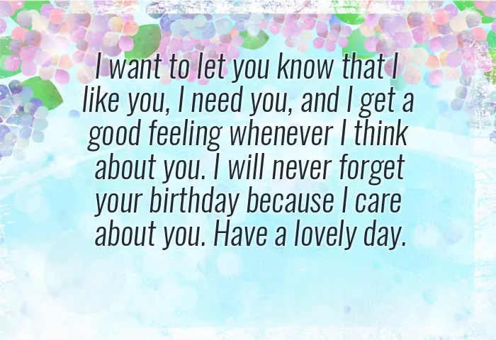 Happy Birthday Wish To My Crush