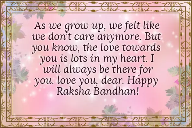 Brother And Sister Rakhi Quotes