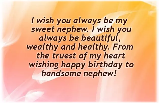 Simple Birthday Wishes For Nephew