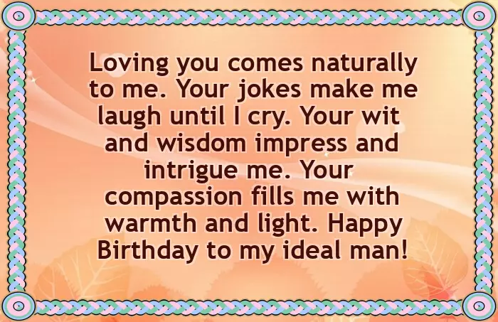 Love Birthday Wishes For Him