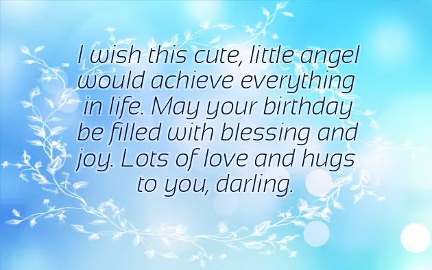 Birthday Wish For Cute Little Girl