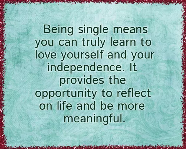 Singles Quotes