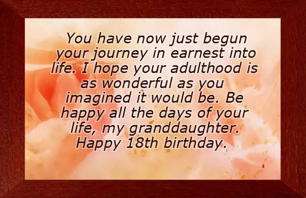Happy 21St Granddaughter