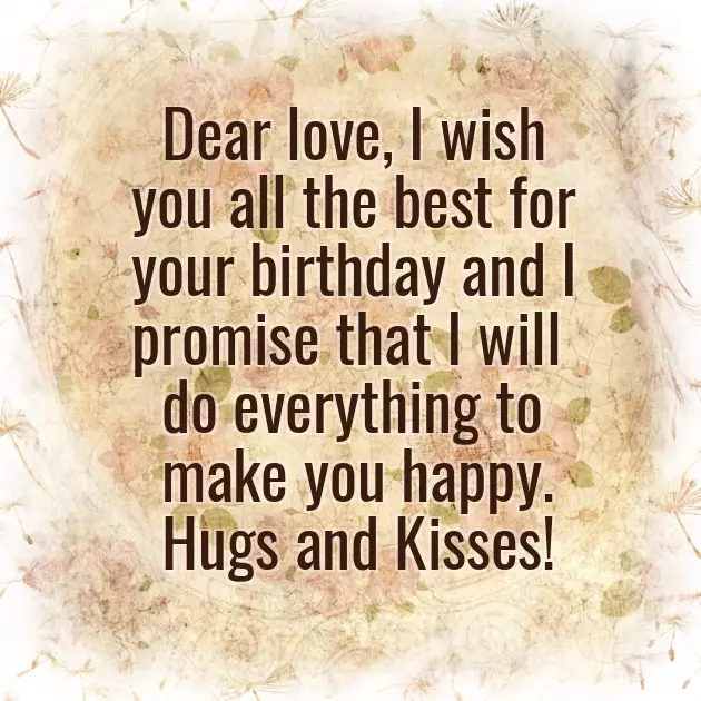 Birthday Sms To Girlfriend