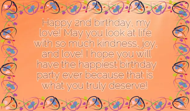 Happy Second Birthday To My Nephew