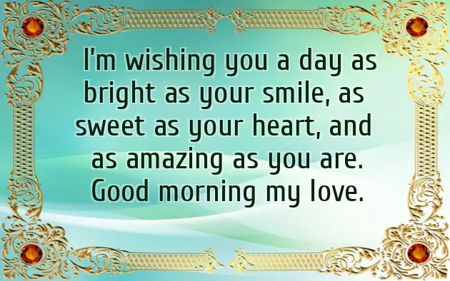 Short Good Morning Message For Boyfriend