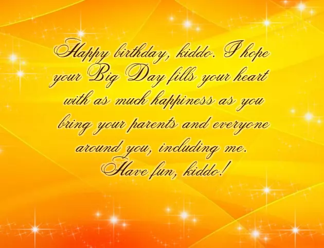 Birthday Wish For A Boy Kid