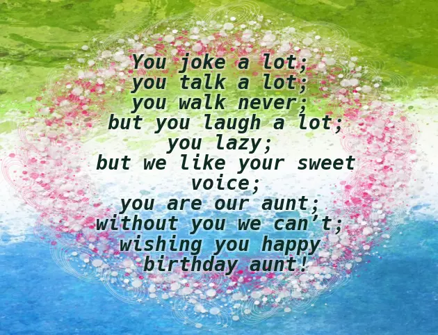 Happy Birthday To An Amazing Aunt Happy Birthday To An Amazing Aunt