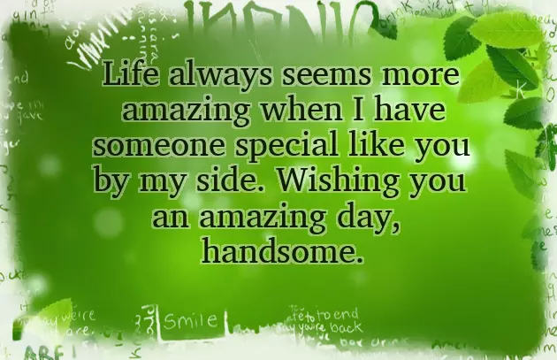 Good Morning Message To A Man