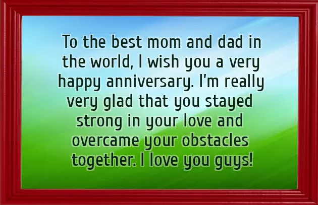 Happy Anniversary To You Mom And Dad