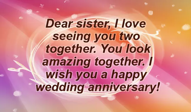 My Sister Wedding Anniversary Wishes