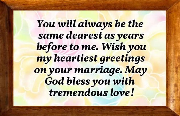 Simple Wedding Wishes Messages