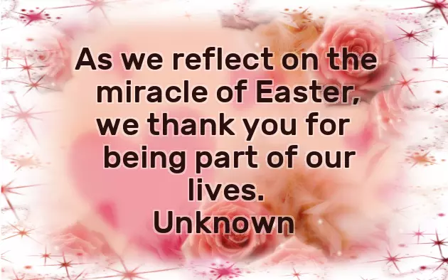 Special Easter Message
