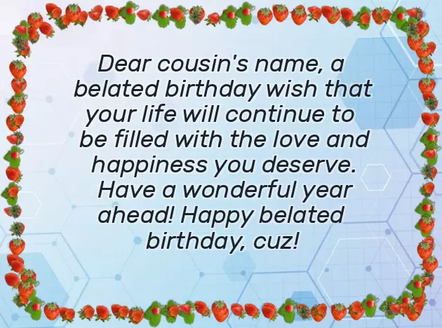 Birthday Wishes To Your Cousin Sister
