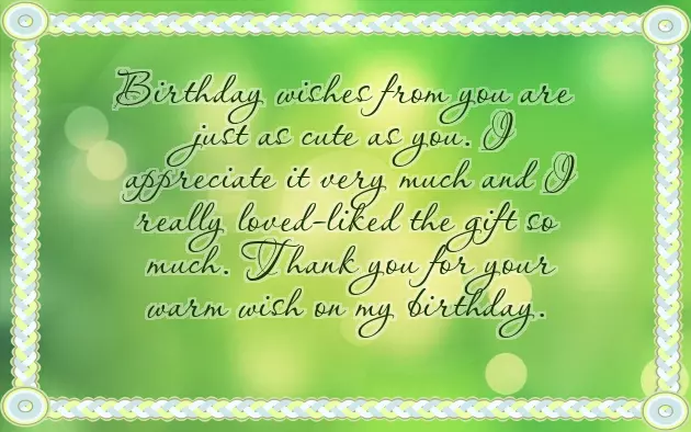 Thank You Guys For All The Birthday Wishes