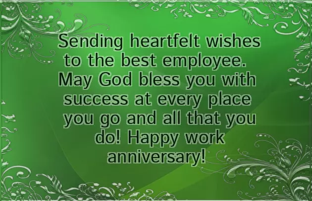 15 Year Work Anniversary Congratulations