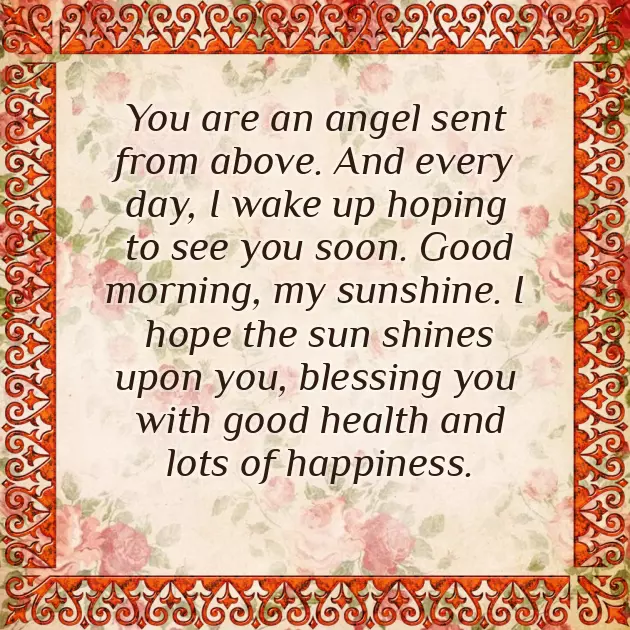 A Good Morning Message To My Love A Good Morning Message To My Love