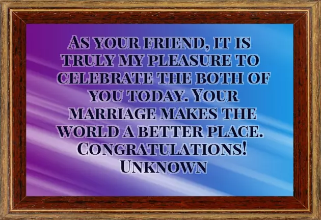 Congratulations Before Wedding