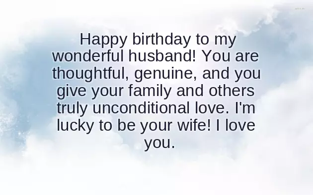 Birthday Wishes For Husband Short And Sweet
